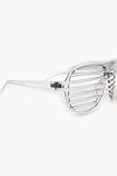 New Hip Hop OG Shutter Shades - Clear Style