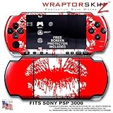 Big Kiss White on Red WraptorSkinz Skin and Screen Protector Kit fits Sony  ....