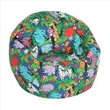 Elite Jungle Animals Kids Prints Collection Bean Bag Lounger