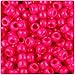 BeadTin Magenta Neon Bright 9mm Barrel Pony Beads (500pcs)