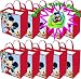 10-pack Mickey Mouse Tote Bags WITH Bonus Eraser - Medium Woven Reusable Tote (13
