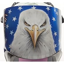 3M Speedglas American Pride Welding Helmet 100 with Auto-Darkening Filter 100V, Welding Safety 07-0012-31AP/37238(AAD)