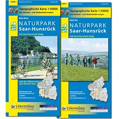 Naturparkkarten, Naturpark Saar-Hunsr�ck: Mit Wander- und Radwanderwegen