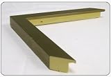 Brown Metallic Wood Frame - 'Brushed Steel' Thin