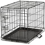 Proselect Easy Dog Crates for Dogs and Pets - Black; Extra Large