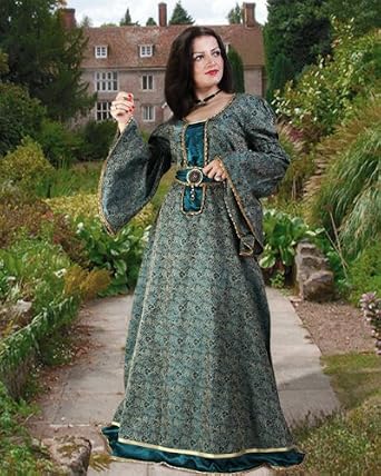 Adult Renaissance Medieval Lady-in-Waiting Dress Costume