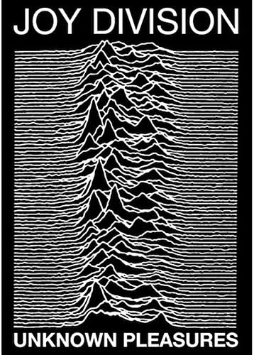 Joy Division - Unknown Pleasures 24x36 Standard Wall Art Poster