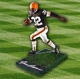 Jim Brown Cleveland Browns Signed McFarlane Figurine - Autographed NFL Figurines