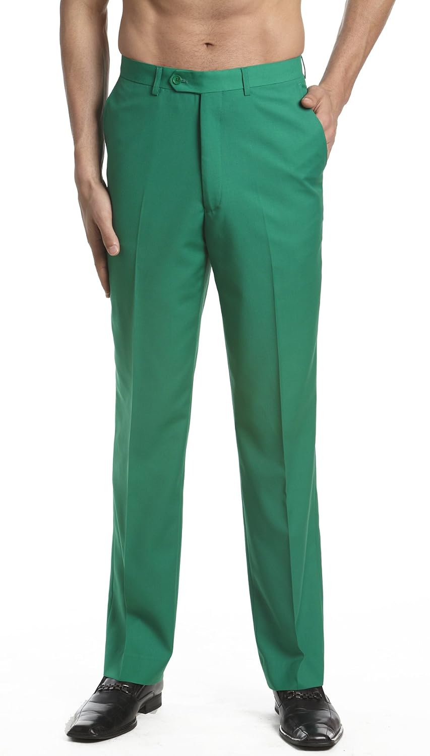 Women's forest green dress pants