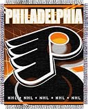 PHILADELPHIA FLYERS 48x 60 Triple Woven Jacquard KNIT THROW BLANKET