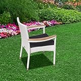 Helena Contemporary Wicker Stacking Chair