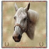Quarter Horse Lap Square - 54 x 54 Blanket/Throw