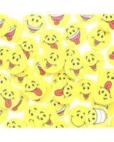 Fun Express Large Smile Face Erasers (4 Dozen)