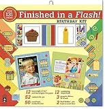 Finished In A Flash Page Kit 12"X12"-Birthday
