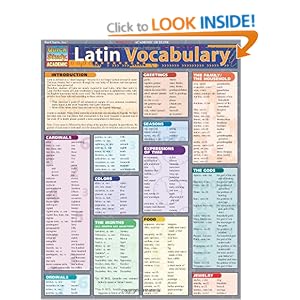 Latin Vocabulary: Reference Guide (Quickstudy: Academic)