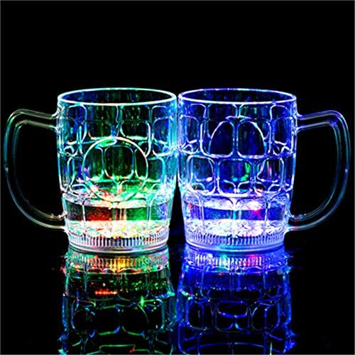 (beer) Environment-friendly materials LED Innovative touch water Cup Glow Light Up Water Submersible for Party Wedding Club Bar Champagne Tower Decoration