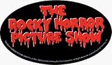 Review Square Deal Recordings & Supplies  / The Rocky Horror Picture Show - Red Logo on Black Oval - Sticker / Decal