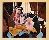 1956 Tipped-In Print Georges Braque Under Lamp Musical Instrument Lute Mandolin - Orig. Tipped-in Print