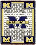 Univ of Michigan Team - 69 x 48 Blanket/Throw - Michigan Wolverines