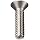 Stainless Steel 18-8 Socket Cap Screw, Vented Flat Head, Hex Socket Drive