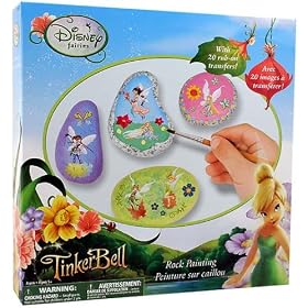 Disney Fairies Tinker Bell Rock Painting by Children DVDs