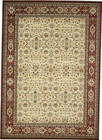 8'2 x 11'6 Ivory Kerman Rug