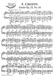 Chopin Etude Op. 25 No. 10: Instantly download and print sheet music