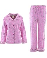 Munki Munki Womens' Sock Monkey Coat-Style Pajamas