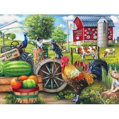 Farm Life 500pc Jigsaw Puzzle by Brooke Faulder