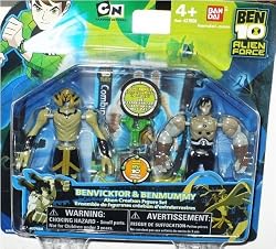 Ben 10 Alien Creation Chamber Mini Figure 2-Pack Benvicktor and Benmummy