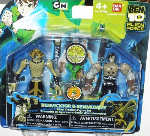 61yoCIbhgbL Ben 10 Alien Creation Chamber Mini Figure 2 Pack Benvicktor and Benmummy