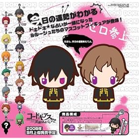 CODE GEASS DOKIDOKI FORTUNE KEYCHAIN CHARM 1