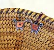 GOAT - Copper & Silver Earrings