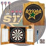NHL Dallas Stars Dart Cabinet includes Darts and Board (fls)