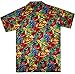 V.H.O. Funky Hawaiian Shirt for Men Short Sleeve Front-Pocket TuttiFrutti, Fruits