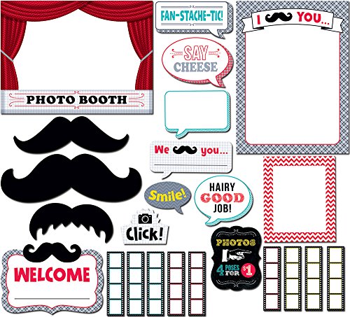 Creative Teaching Press Mustache Mania Photo Booth Bulletin Board Set (7051) Creative Teaching Press Mustache Mania Photo Booth Bulletin Board Set (7051)