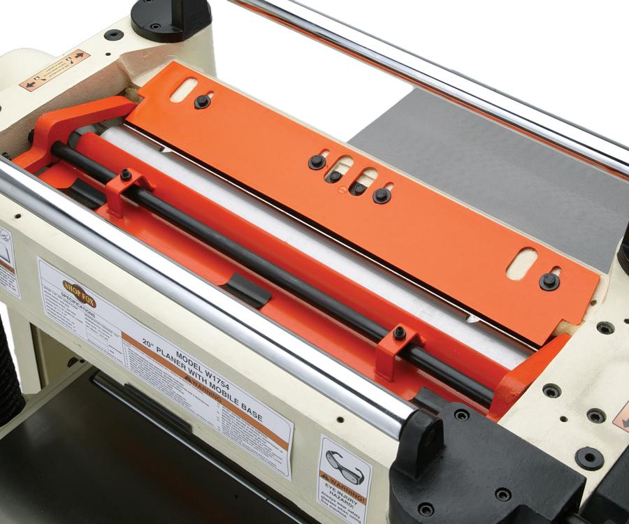 SHOP FOX W1754 20Inch Planer with BuiltIn Mobile Base Power Planers