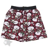 Fun Boxers Plaid Christmas Snowman Boxer Shorts for Men