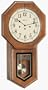 Keywound Oak Schoolhouse Wall Clock 8140-K  Loricron Clocks