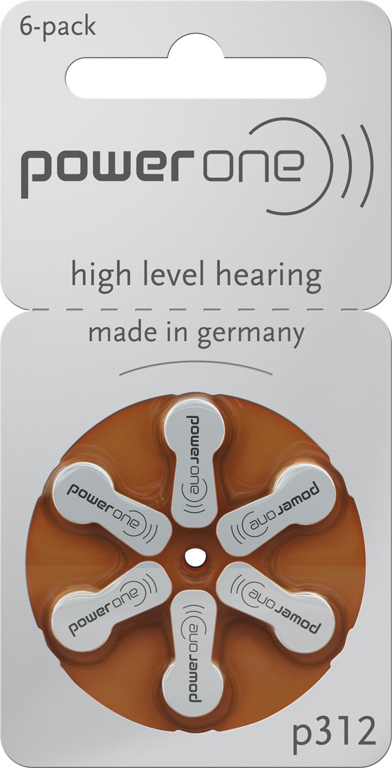 Amazon.com: Power One p312 Hearing Aid Battery (10 Packs of 6 Each ...