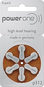 Varta PowerOne P312 Hearing Aid Battery 60 pcs