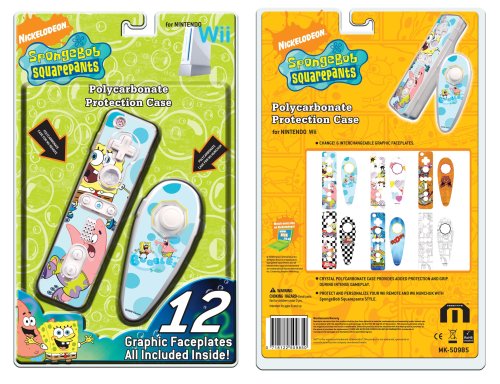 Childrens Toyshop  Video Games : Meerkats Spongebob Polycarbonate Protection Case (Wii)