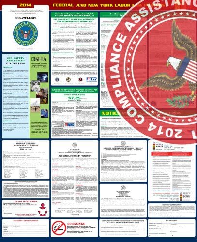 2014 New York State and Federal All-in-one Labor Law Poster - English