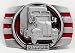 Kenworth Truck Enamel Pewter Belt Buckle