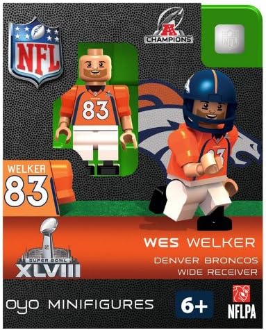 NFL Denver Broncos Wes Welker Toy Figure