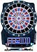 Carromco Elektronisches Dartboard Turbo Charger, schwarz, 54,9x5,2x71,6 cm
