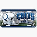 Indianapolis Colts Embossed Hi Definition Metal License Plate