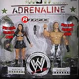 KATIE & PAUL BURCHILL ADRENALINE 33 WWE JAKKS ACTION FIGURE 2 PACKIMAGE