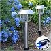 SohoDecor 2 Pack Multi-Colors Iridescent Stainless Steel Solar Garden Lights / ECO Bonus Edition