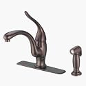 Danze D305458BN Parma Double-Handle Widespread Lavatory Faucet, Brushed Nickel